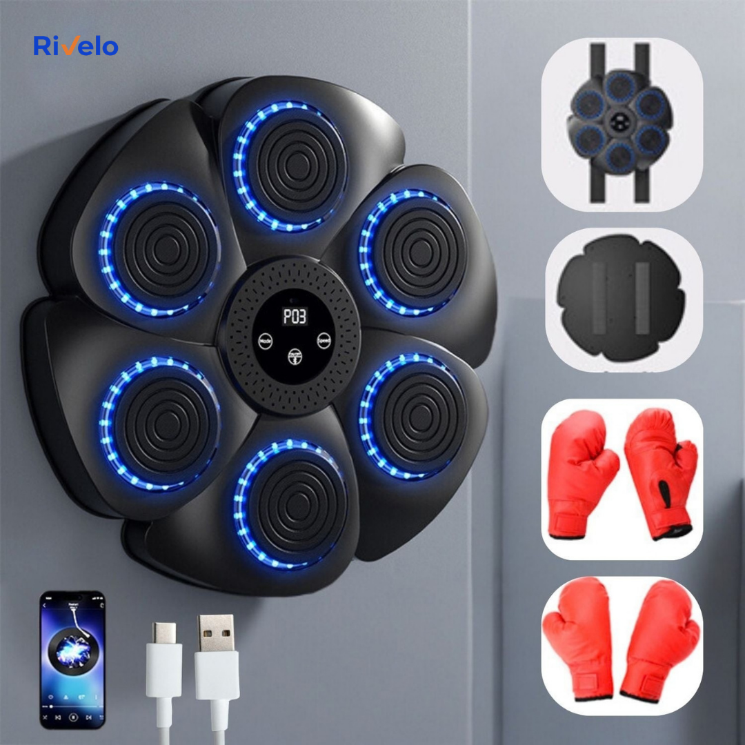 BoxPro™ Smart Muziek Boksmachine – Speelse Vetverbranding voor het Hele Gezin