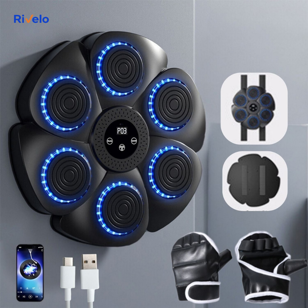 BoxPro™ Smart Muziek Boksmachine – Speelse Vetverbranding voor het Hele Gezin