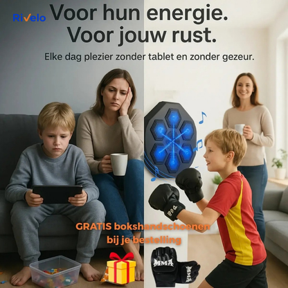 BoxPro™ Smart Muziek Boksmachine – Speelse Vetverbranding voor het Hele Gezin