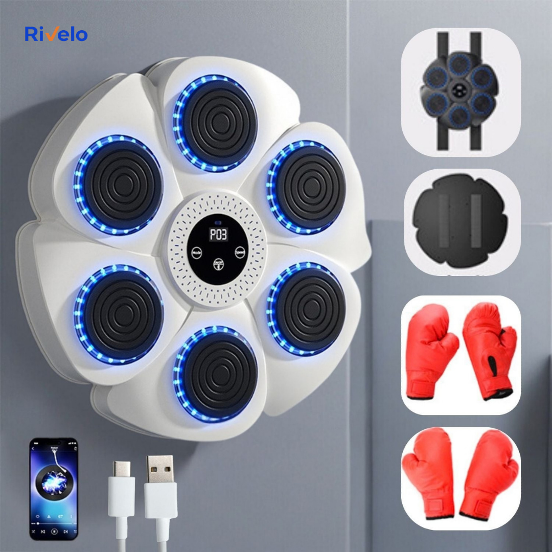 BoxPro™ Smart Muziek Boksmachine – Speelse Vetverbranding voor het Hele Gezin