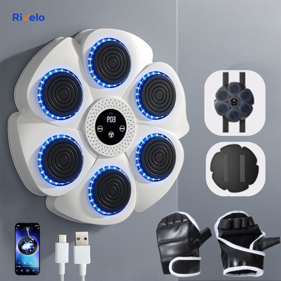 BoxPro™ Smart Muziek Boksmachine – Speelse Vetverbranding voor het Hele Gezin