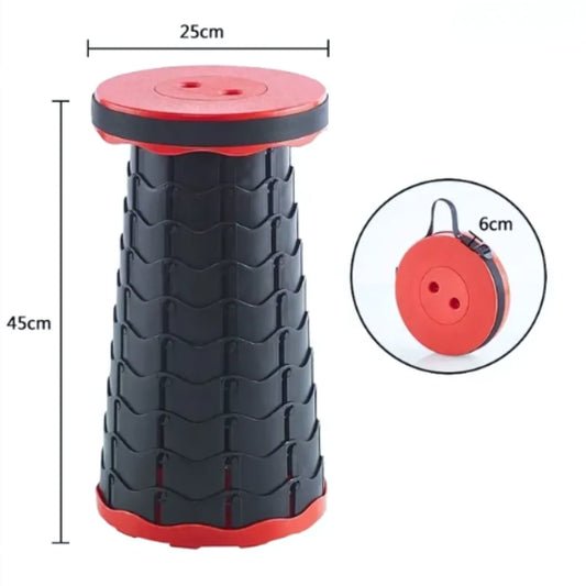 FlexiStool™ Verstelbare Telescopische Kruk met Antislipoppervlak