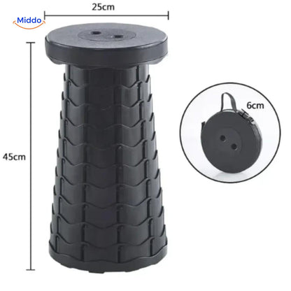 FlexiStool™ Verstelbare Telescopische Kruk met Antislipoppervlak