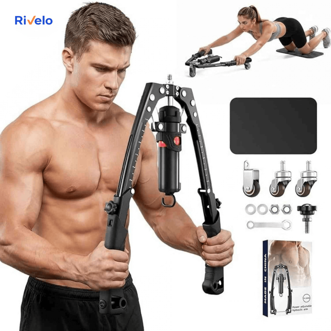 PowerFlex™ Arm Trainer | Verstelbaar, Sterke Grip & Thuisfitness